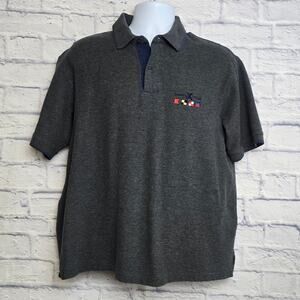 Celebrity Cruises Large Dark Gray Short Sleeve Polo Shirt
